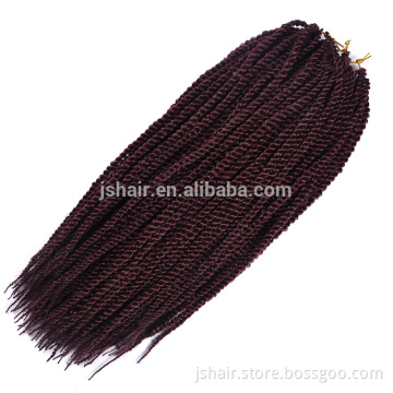 aliexpress factory cheap crochet braids twist senegalese , colored hair crochet braids havana